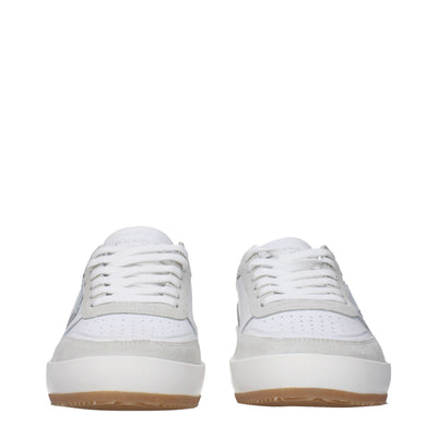 Philippe Model Weiße Leder-Low Tops
