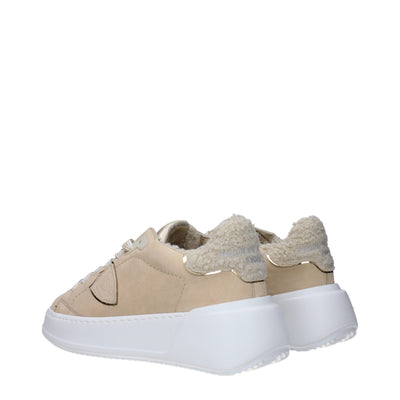 Philippe Model Beige Leder Low Tops