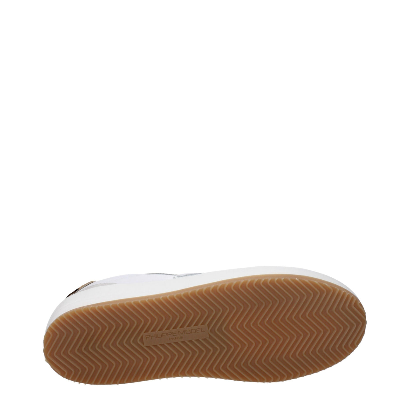 Philippe Model Weiße Leder-Low Tops