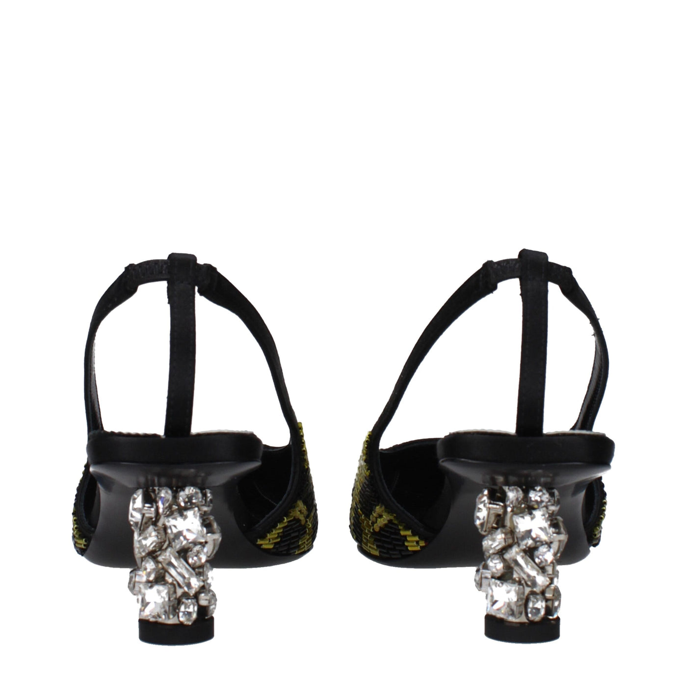 Tom Ford Gelbe Satin Stiletto Heels Sandalen