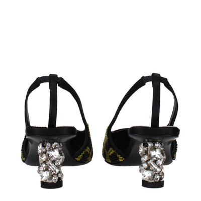Tom Ford Gelbe Satin Stiletto Heels Sandalen