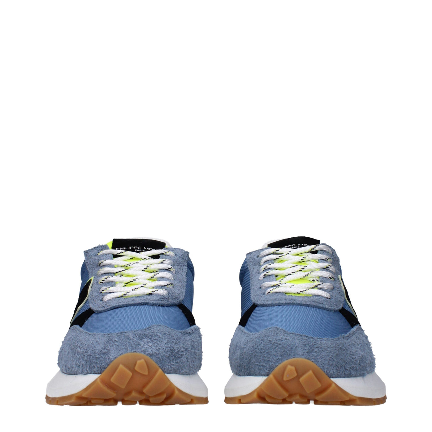 Philippe Model Sportliche Turnschuhe aus blauem Stoff
