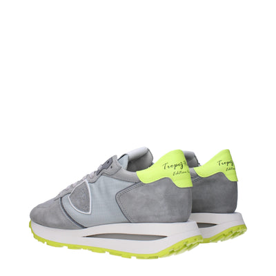 Philippe Model Graue Sportliche Turnschuhe aus Stoff