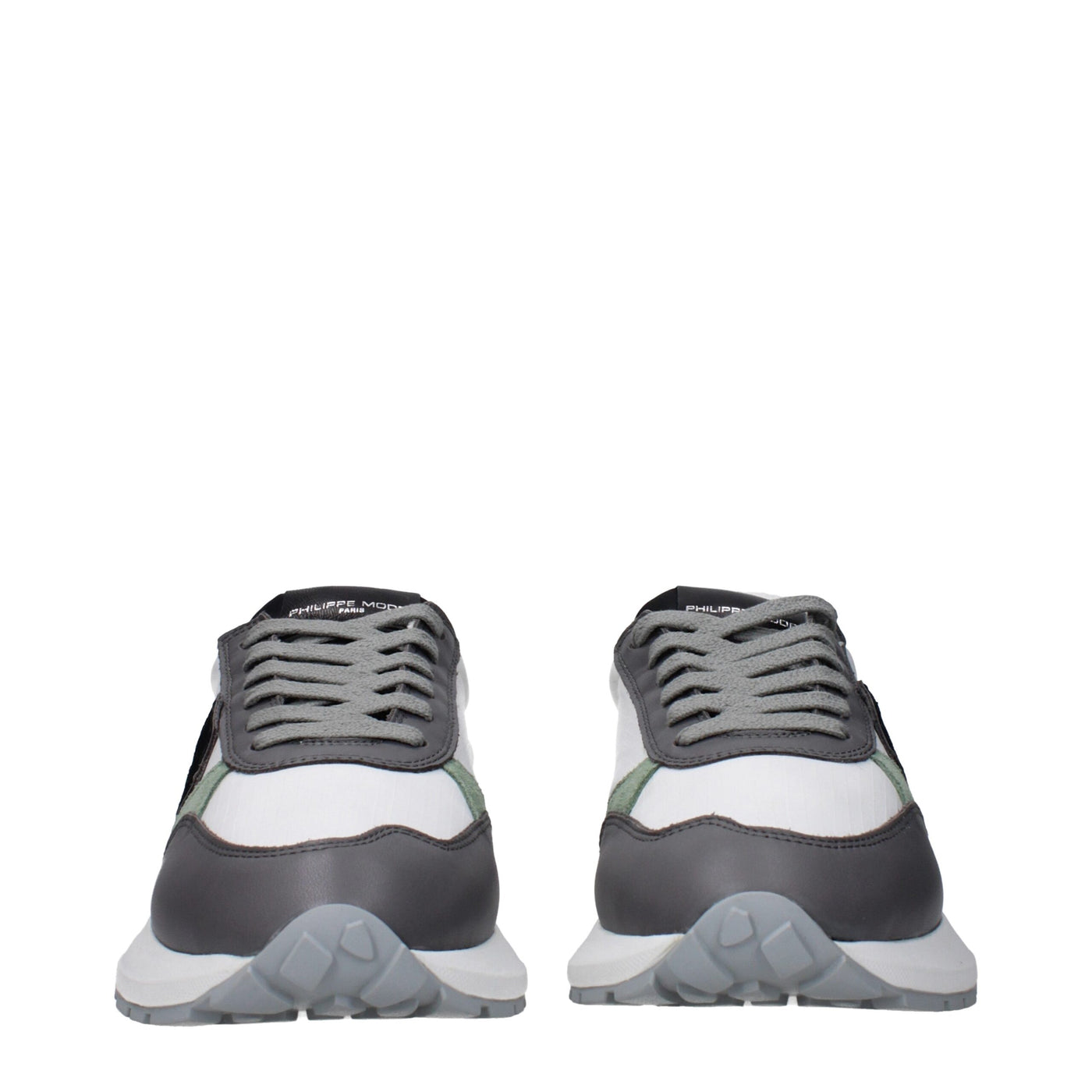 Philippe Model Weiße Stoff-Low Tops