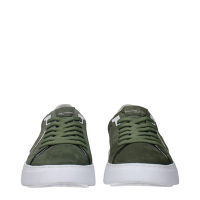 Philippe Model Grüne Leder-Low Tops
