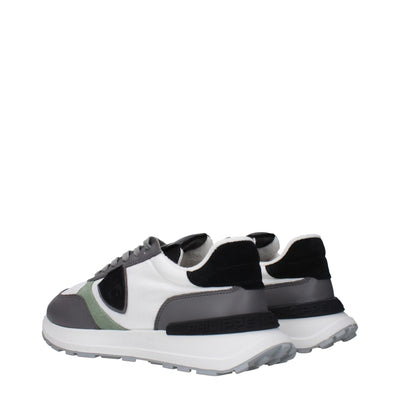 Philippe Model Weiße Stoff-Low Tops