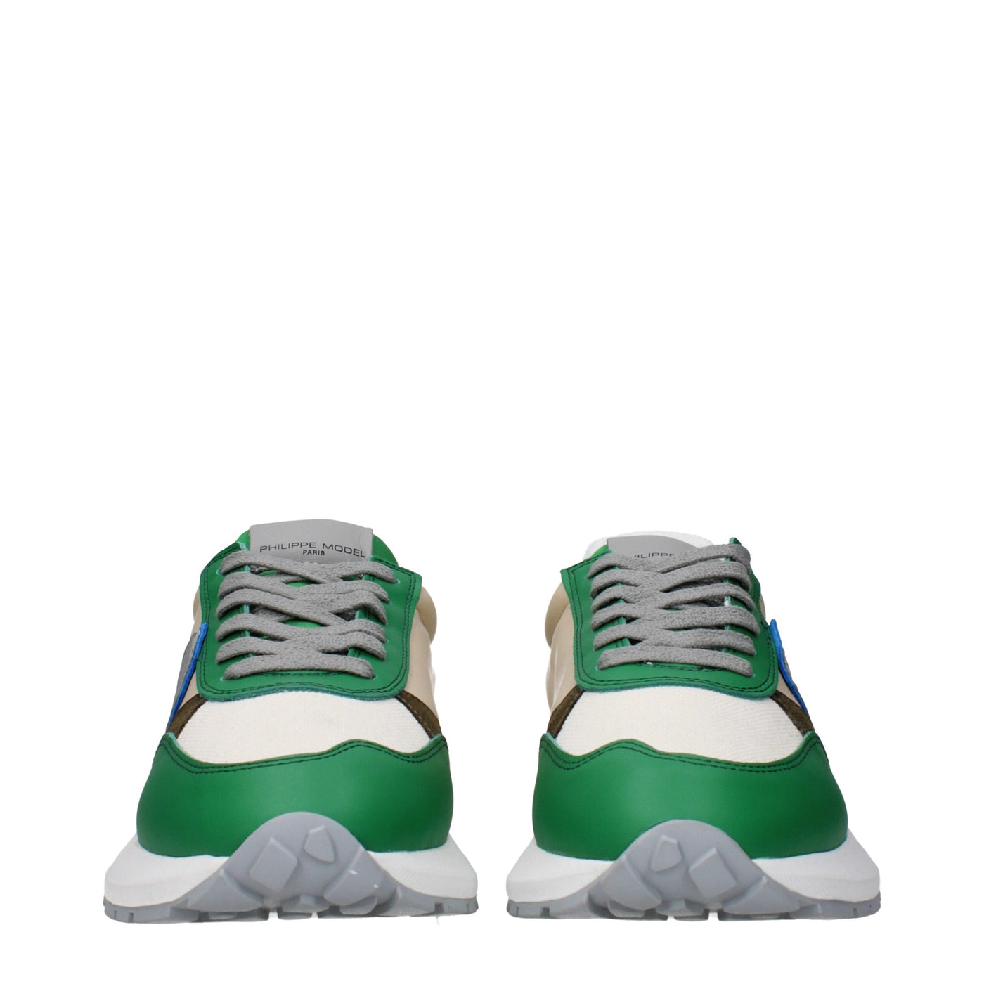 Philippe Model Grüner Stoff Low Tops