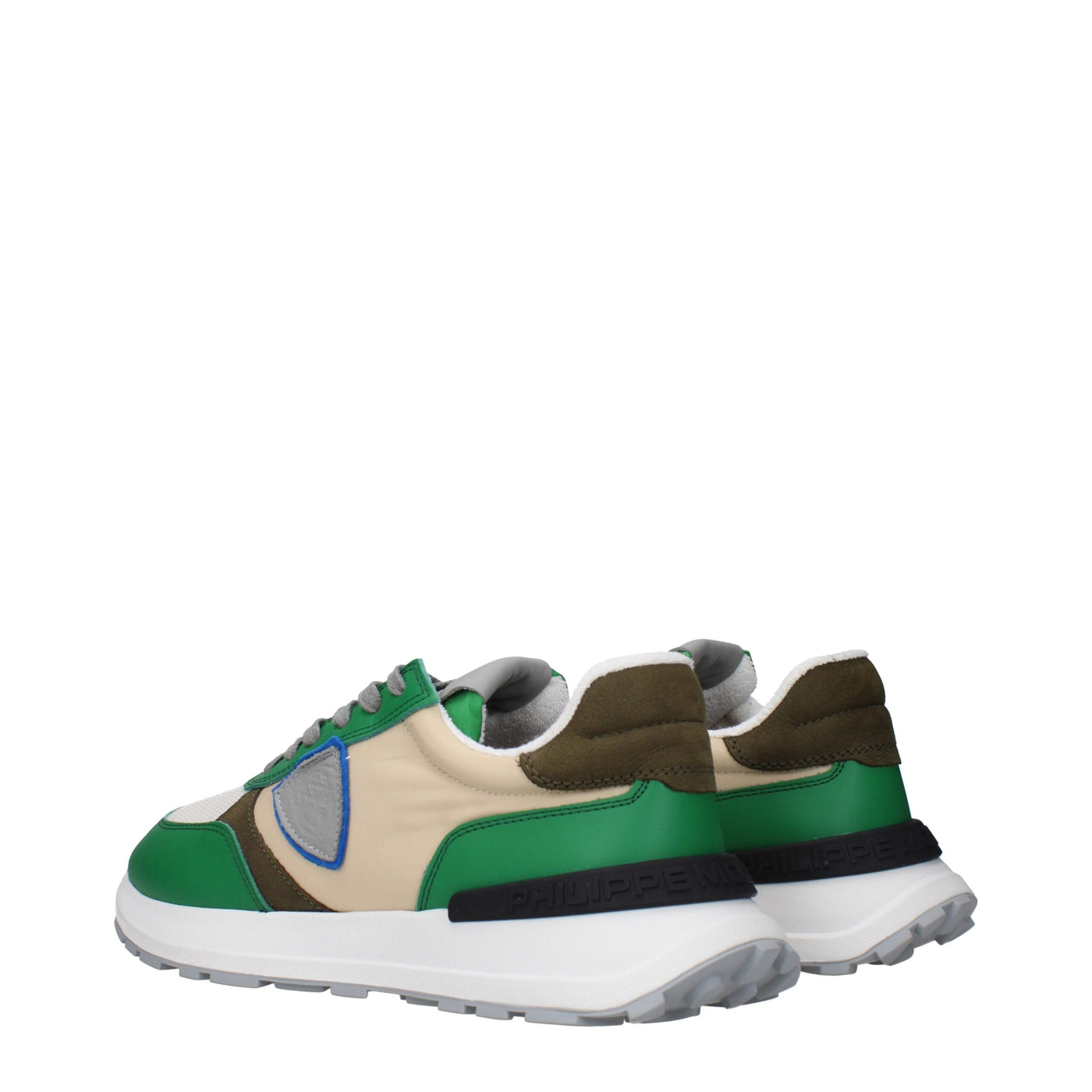 Philippe Model Grüner Stoff Low Tops