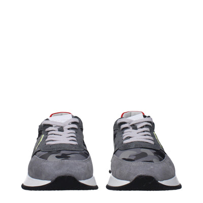 Philippe Model Graue Stoff-Sneakers