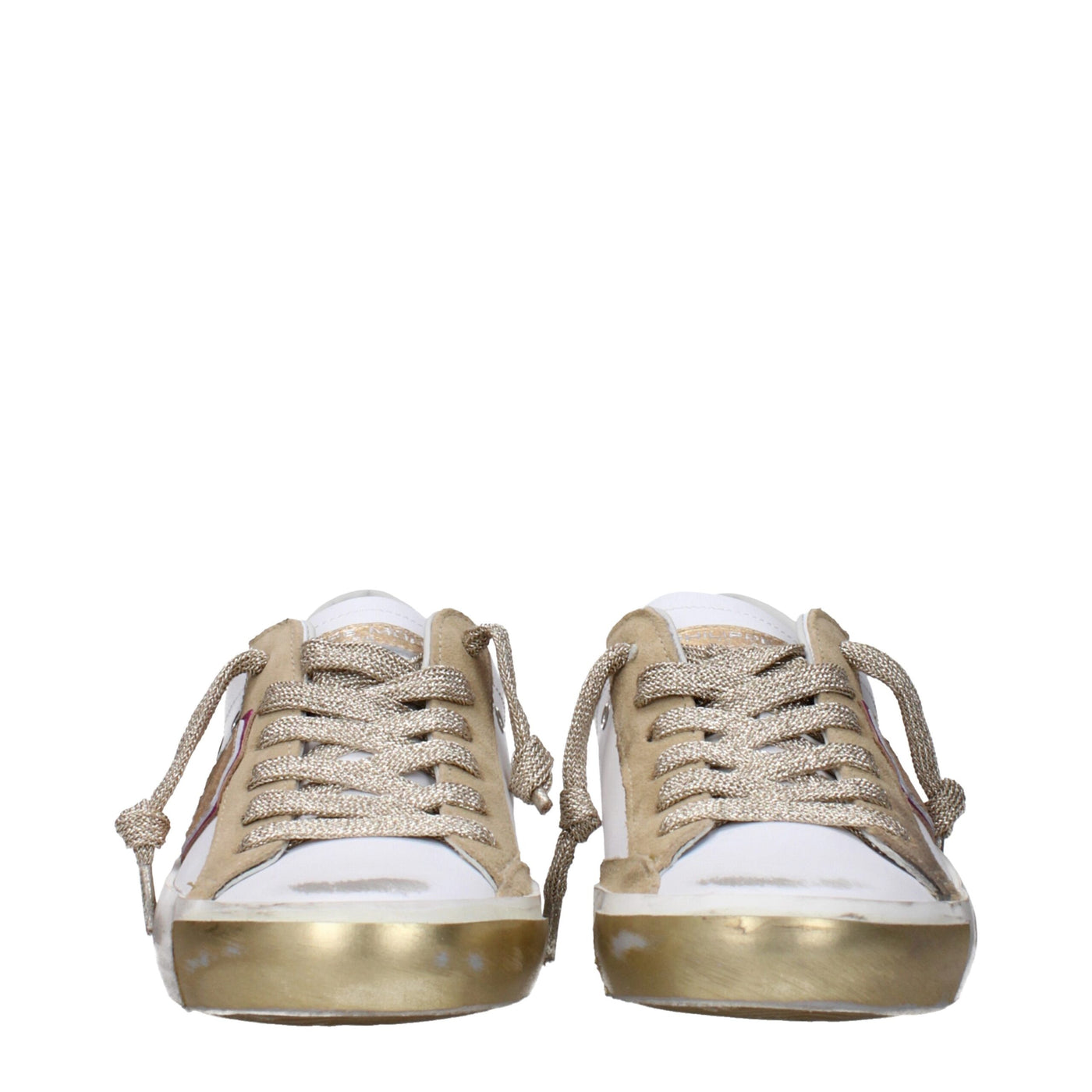 Philippe Model Weiße Leder-Low Tops