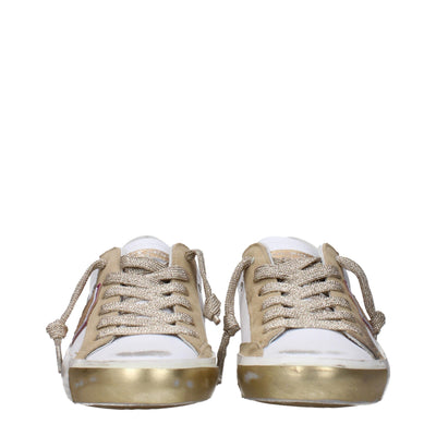 Philippe Model Weiße Leder-Low Tops
