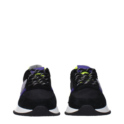 Philippe Model Schwarzer Stoff Sportliche Turnschuhe