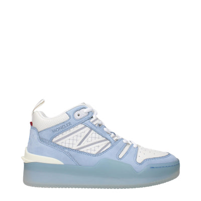 Moncler Weiße Leder-High-Tops