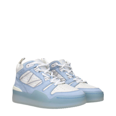 Moncler Weiße Leder-High-Tops