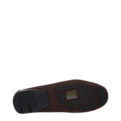 Versace Braune Leder Slipper