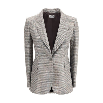 P.A.R.O.S.H. Jacke mit Hahnentrittmuster