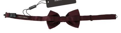Dolce & Gabbana Seide Polka Dot Verstellbare Halsschleife Papillon