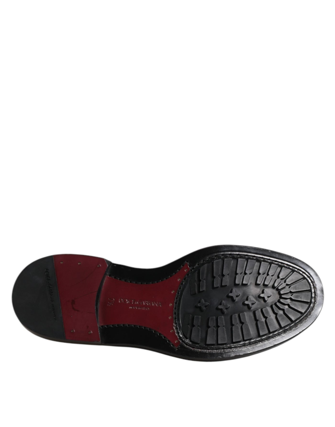 Dolce & Gabbana Schwarze Leder Schnürschuhe Männer Derby Formelle Schuhe