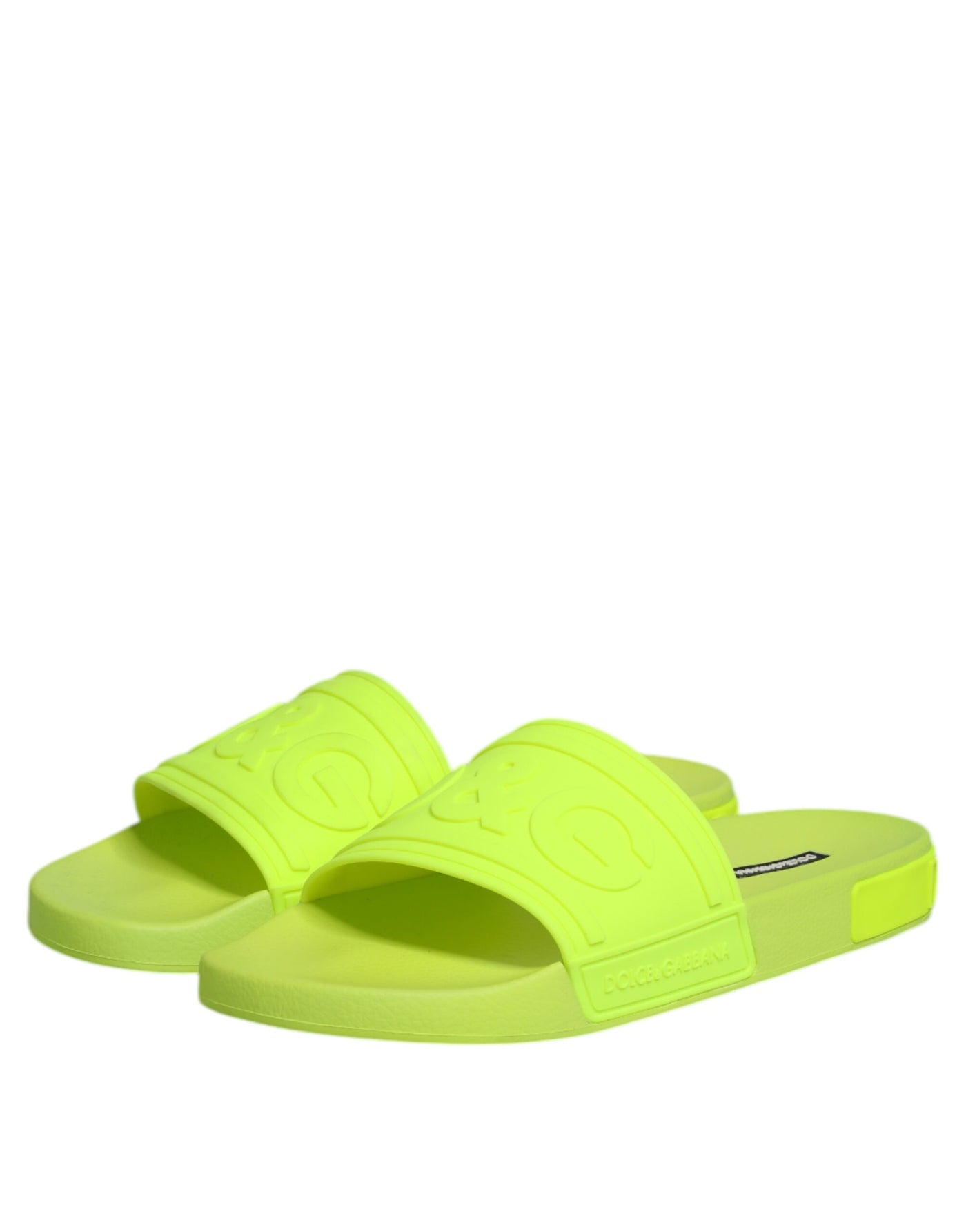 Dolce & Gabbana Gummirutschen Sandalen Strandbekleidung Schuhe grün
