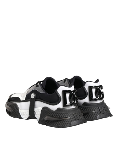 Dolce & Gabbana Weiß Schwarz Logo Airmaster Turnschuhe Schuhe
