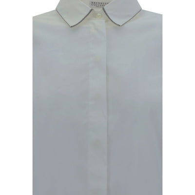 Brunello Cucinelli Hemd mit kultigen Schmuckdetails