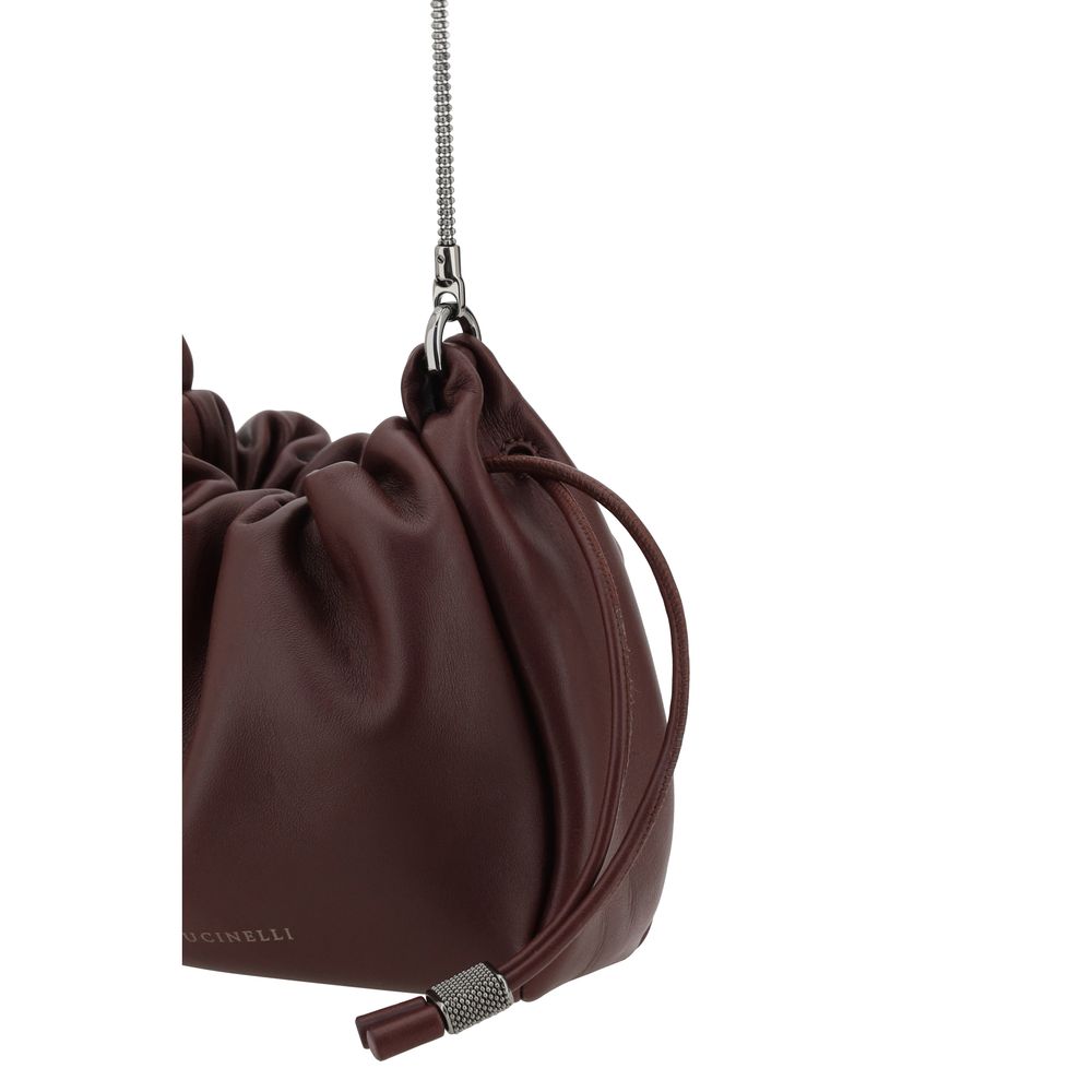 Brunello Cucinelli Bucket Mellow mini Umhängetasche
