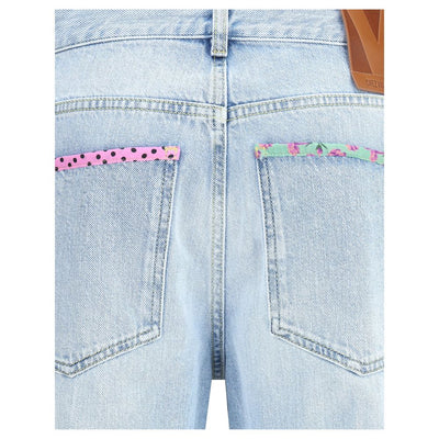 Valentino Jeans mit Blumenkante