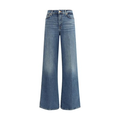 7FOR Lotta Luxe Jeans mit weitem Bein