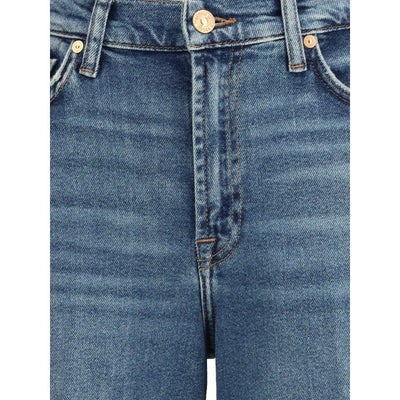 7FOR Lotta Luxe Jeans mit weitem Bein