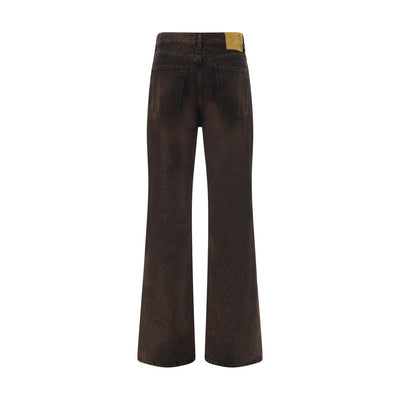 Haikure Jeans mit weitem Bein