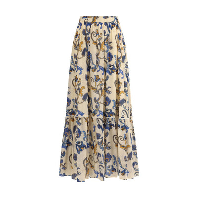 Etro Langer Rock mit Paisleydruck