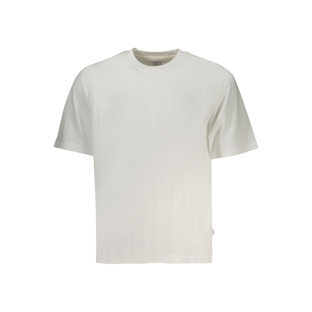 Guess Jeans Weißes Baumwolle Männer T-Shirt