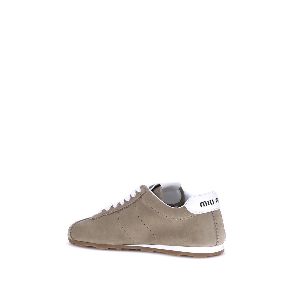 Miu Miu Turnschuhe aus Wildleder Plume