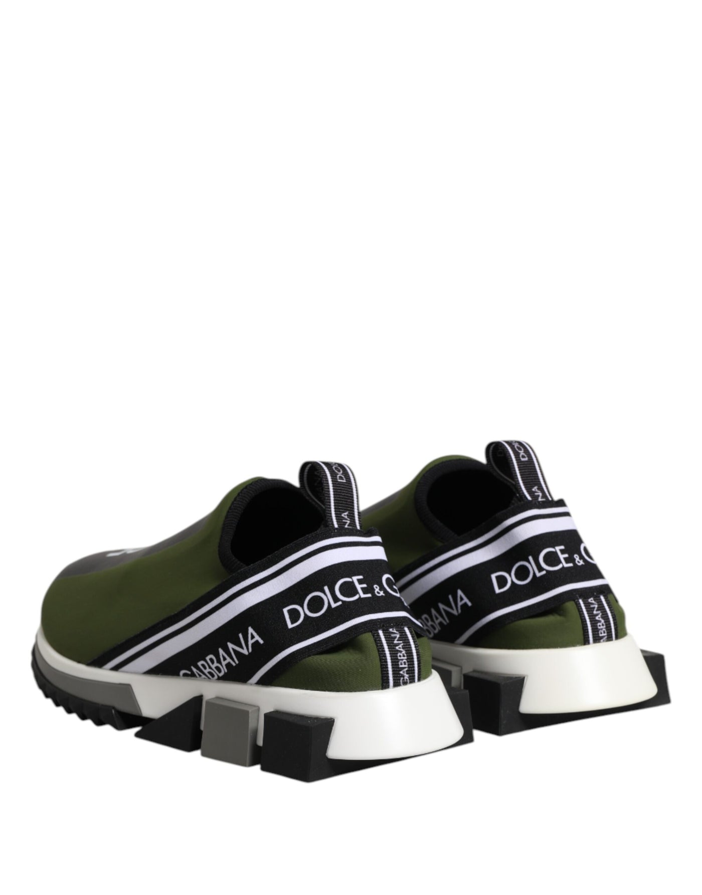 Dolce & Gabbana Grün Logo Low Top Sorrento Männer Turnschuhe Schuhe