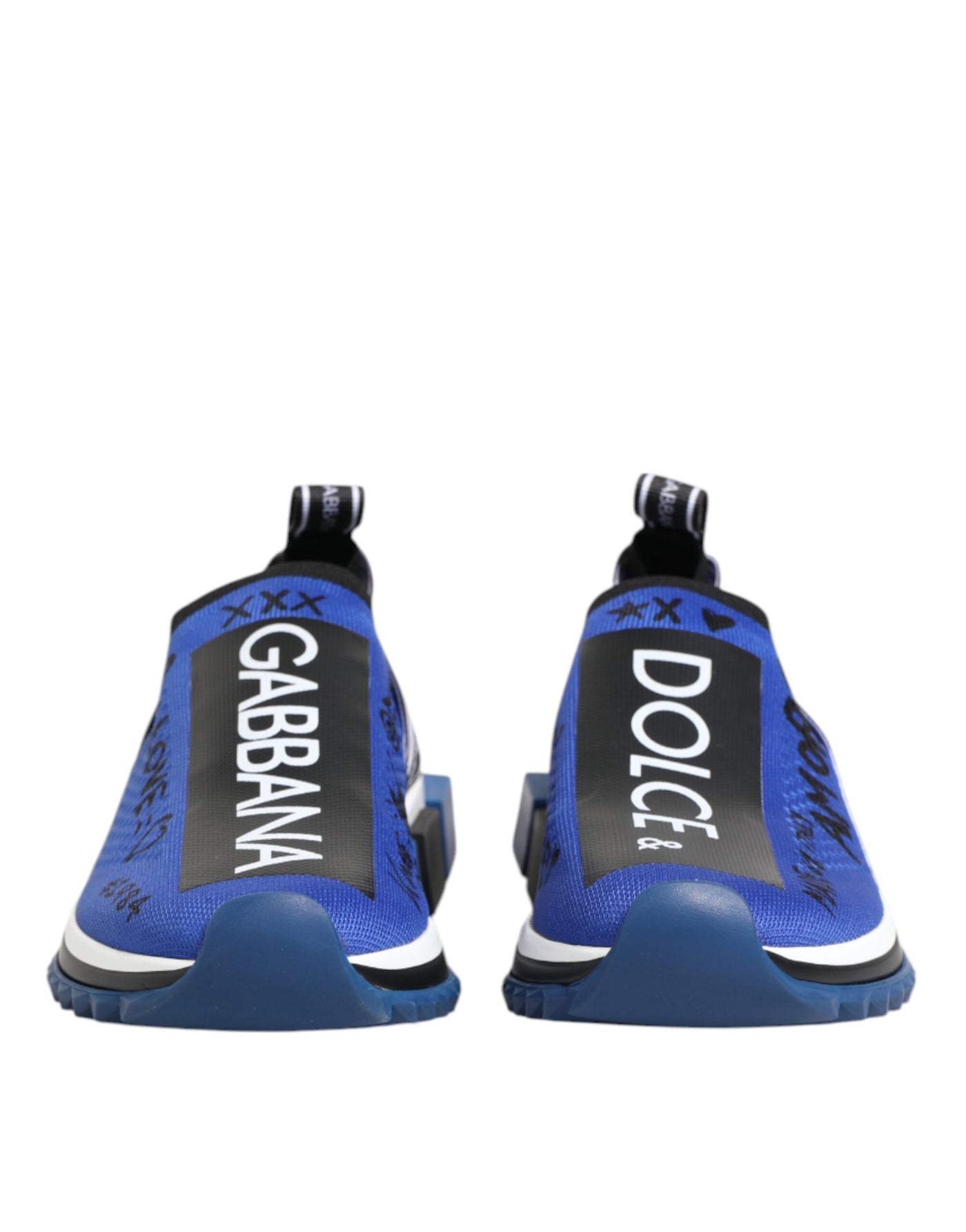 Dolce & Gabbana Blau Sorrento Low Top Turnschuhe Schuhe