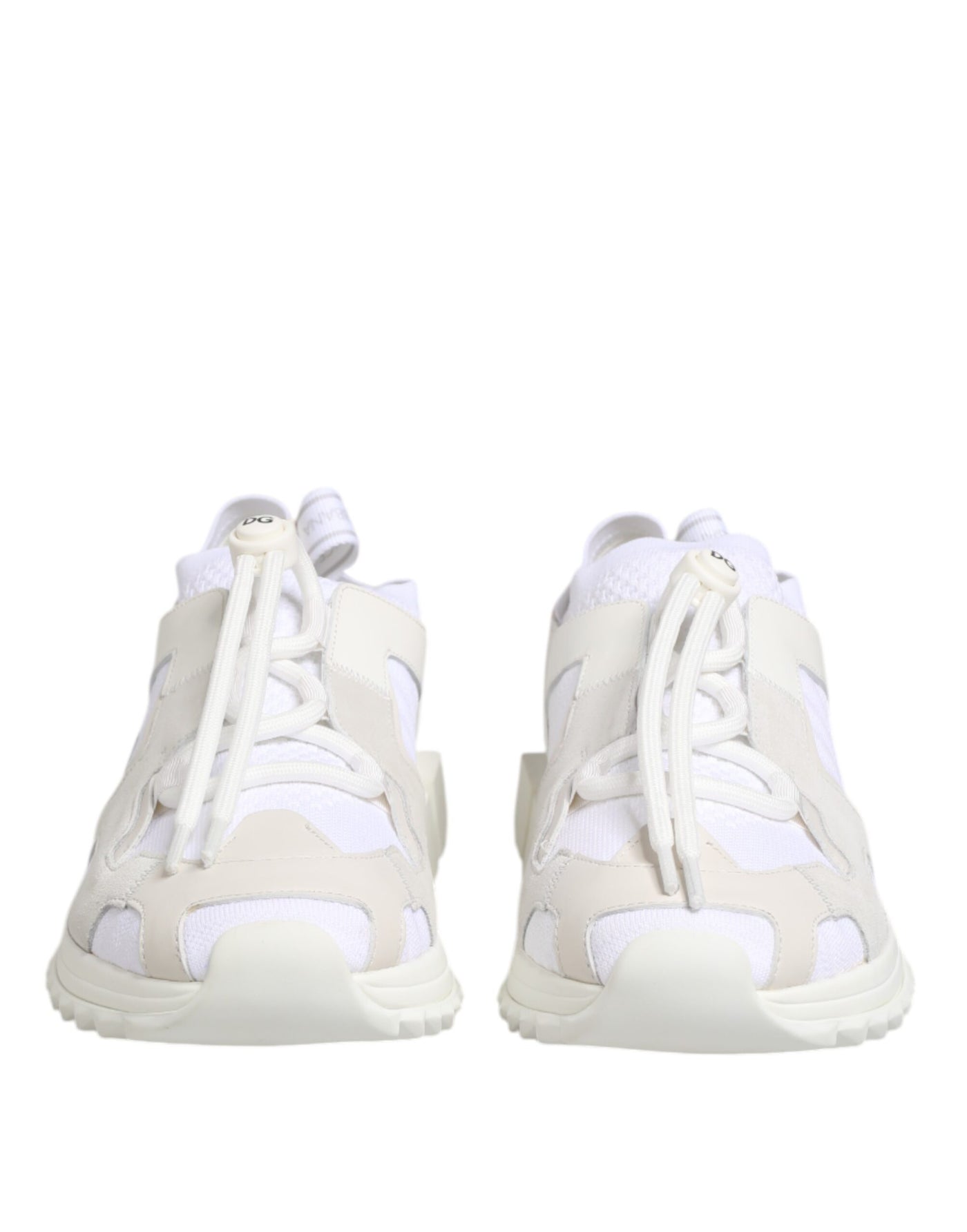 Dolce & Gabbana Weiß Sorrento Low Top Lace Up Turnschuhe Schuhe