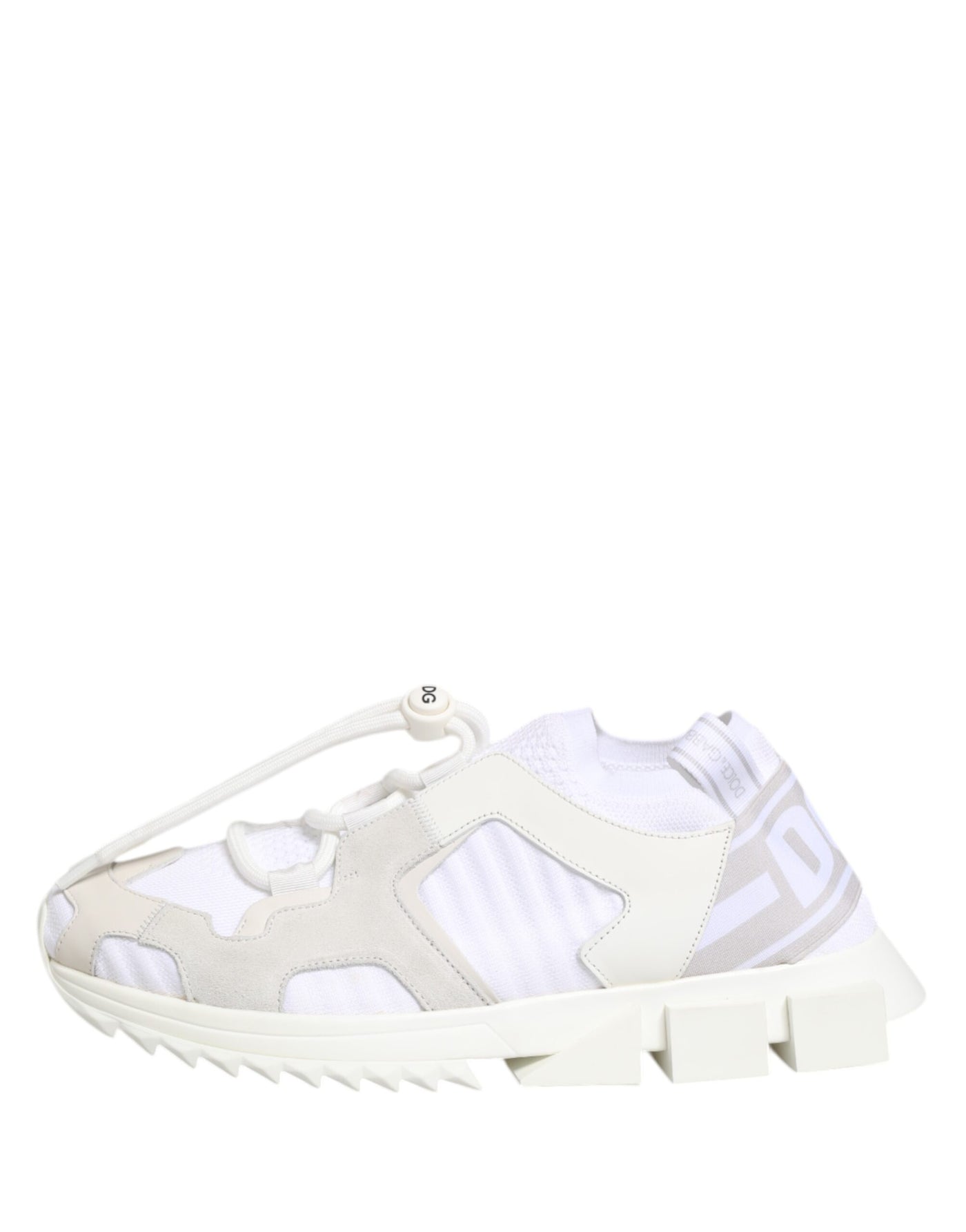 Dolce & Gabbana Weiß Sorrento Low Top Lace Up Turnschuhe Schuhe