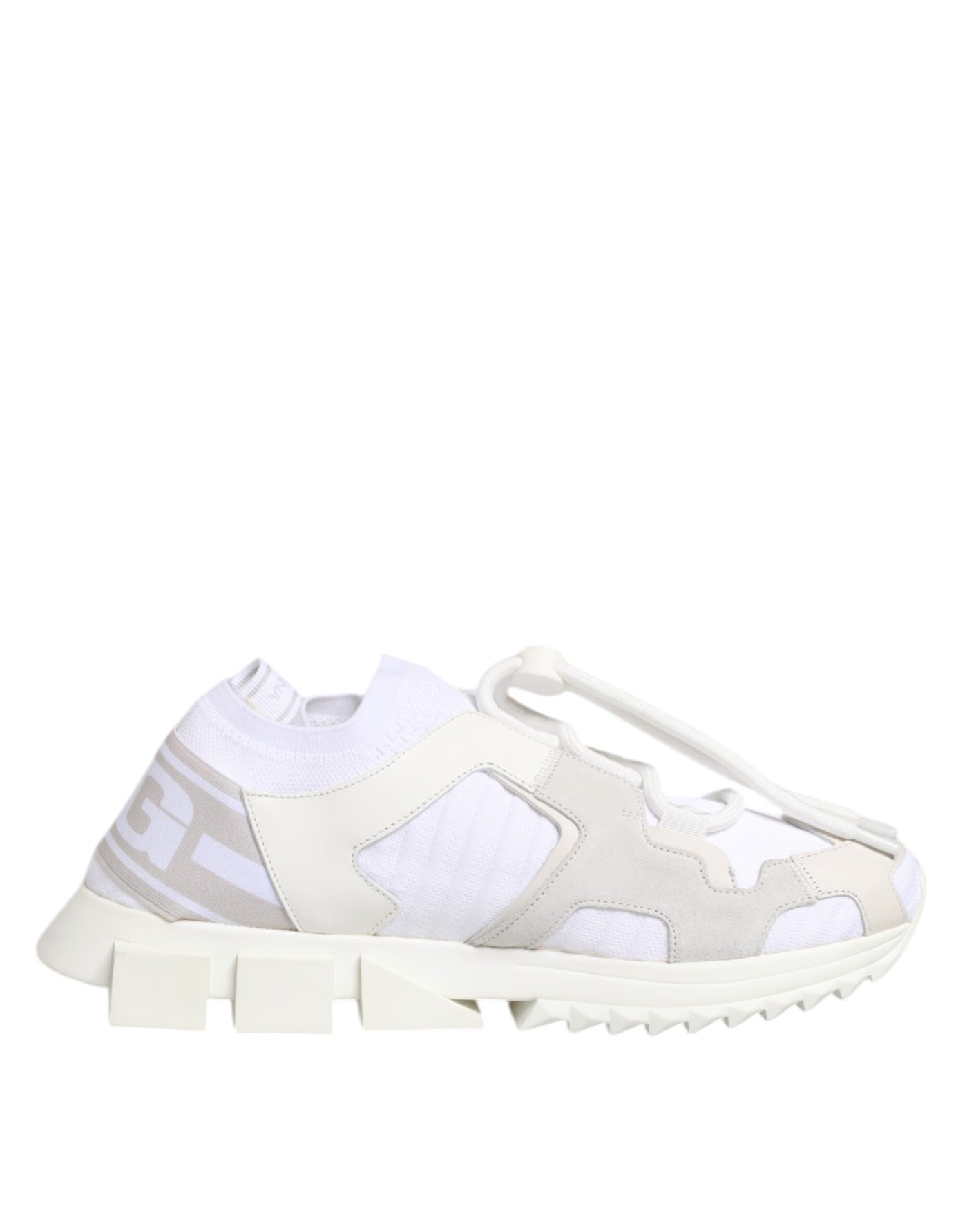 Dolce & Gabbana Weiß Sorrento Low Top Lace Up Turnschuhe Schuhe