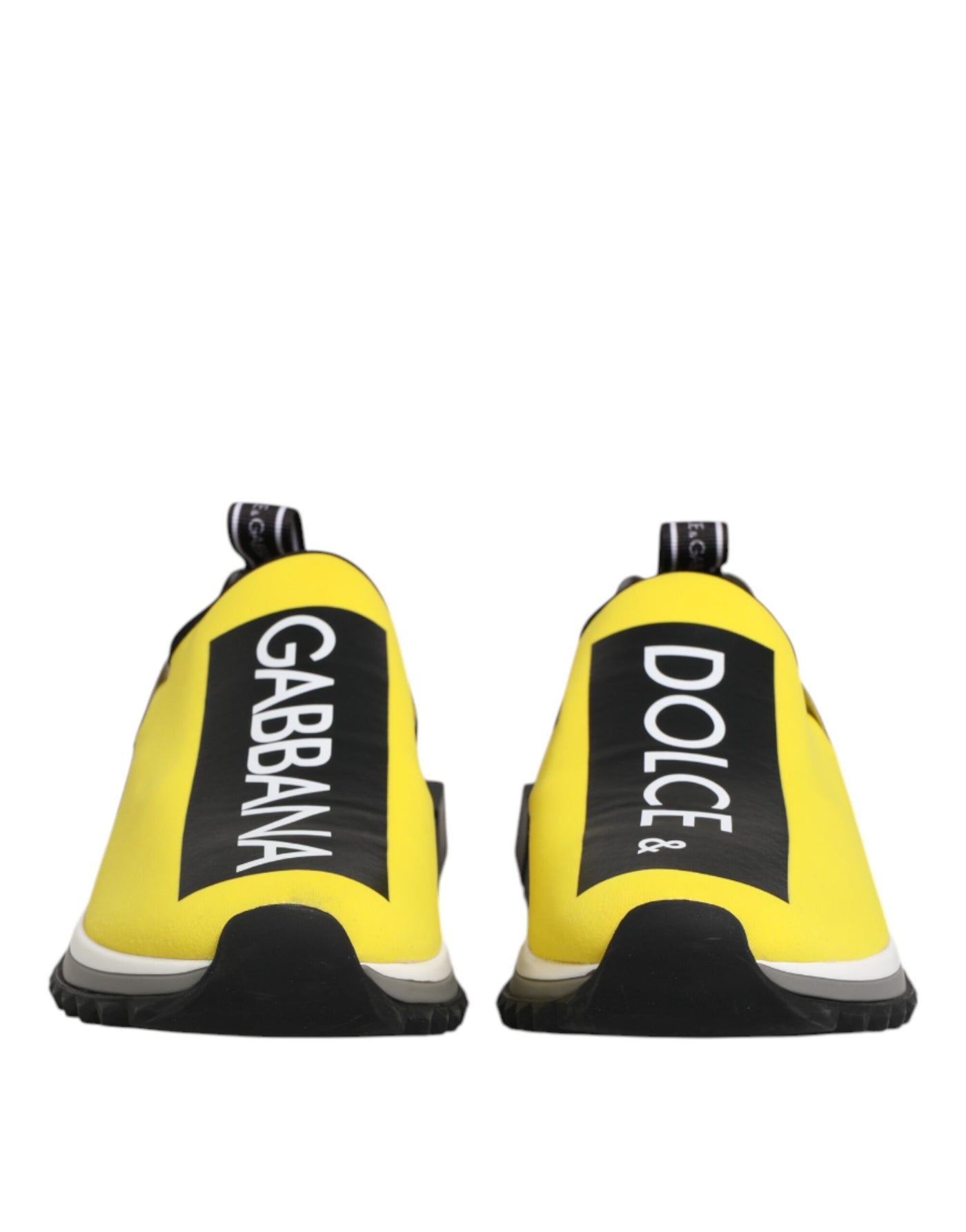 Dolce & Gabbana Gelb Logo Low Top Sorrento Turnschuhe Schuhe