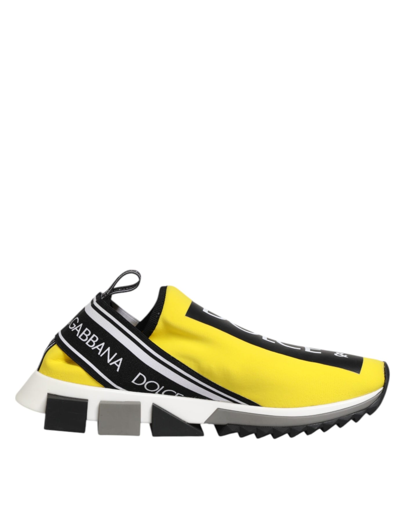 Dolce & Gabbana Gelb Logo Low Top Sorrento Turnschuhe Schuhe