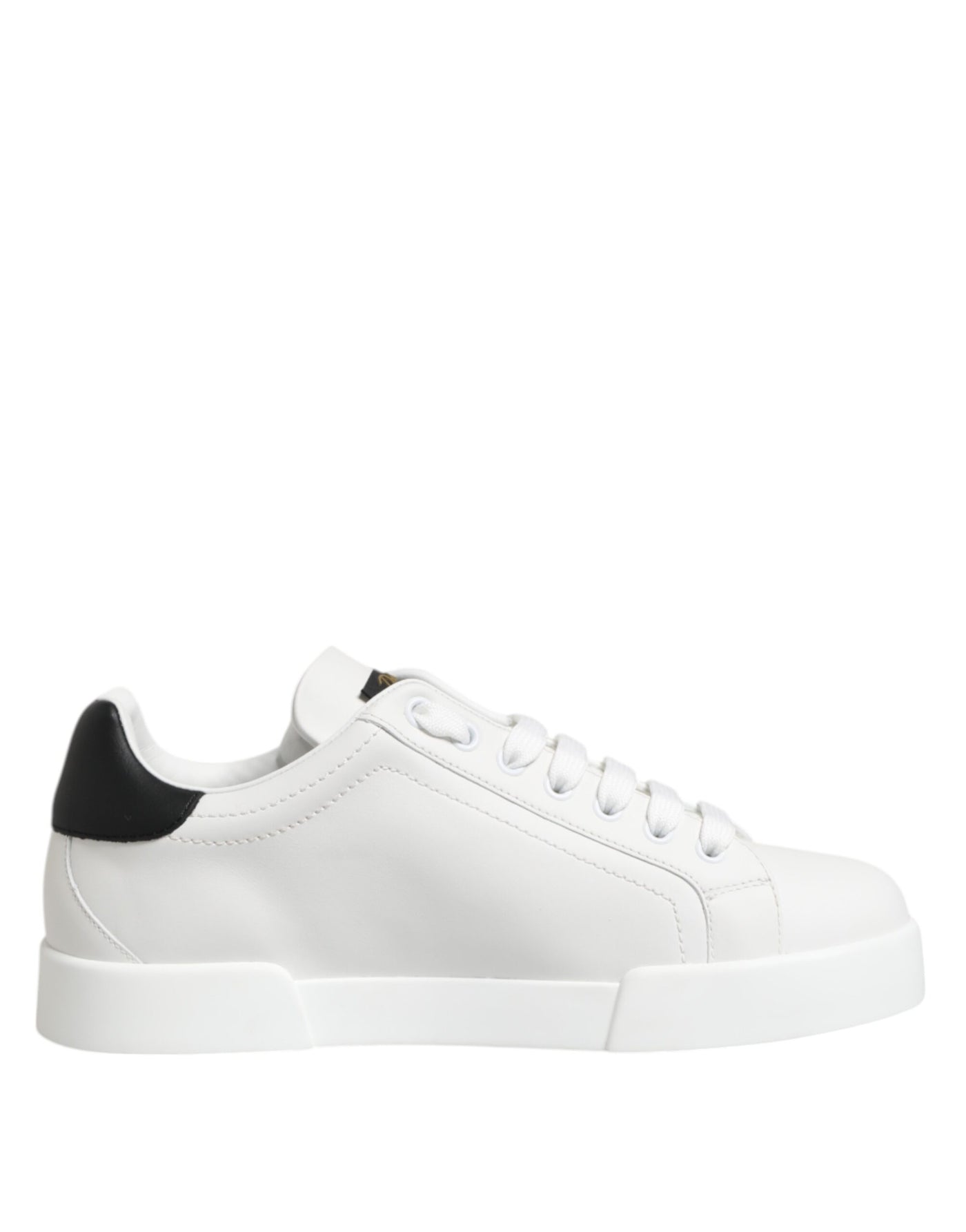 Dolce & Gabbana Weiß Crown Patch Portofino Männer Turnschuhe Schuhe