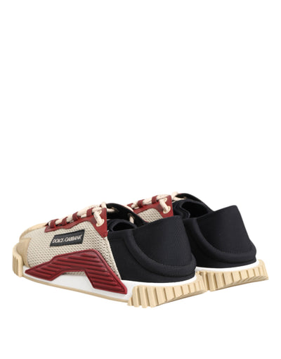 Dolce & Gabbana Multicolor Low Top NS1 Männer Turnschuhe Schuhe