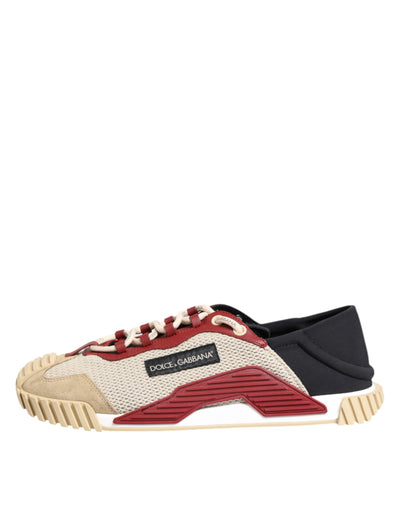 Dolce & Gabbana Multicolor Low Top NS1 Männer Turnschuhe Schuhe