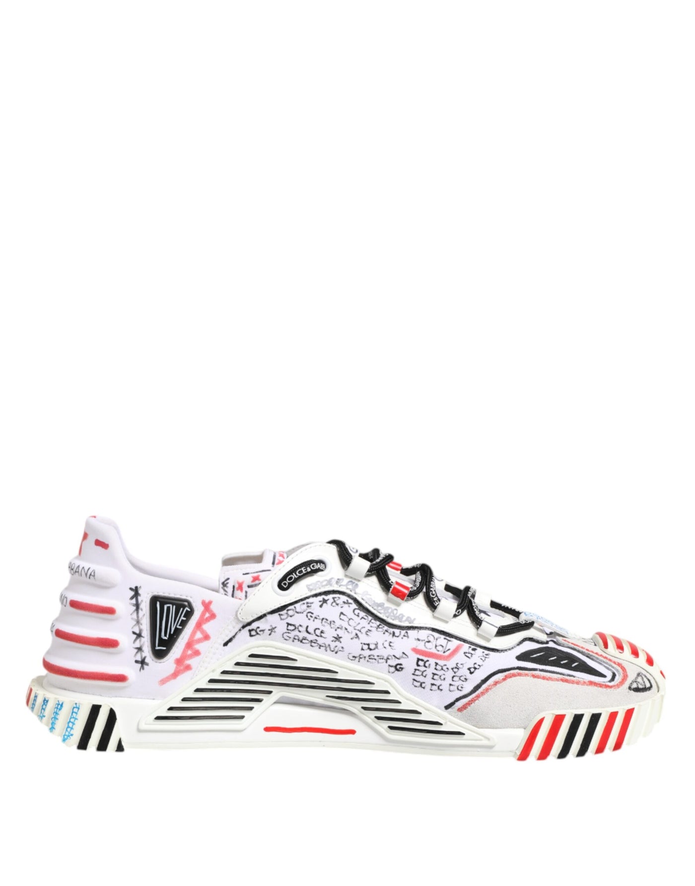Dolce & Gabbana Multicolor Low Top NS1 Männer Turnschuhe Schuhe