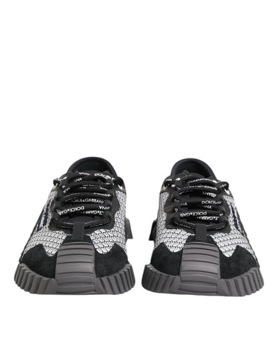 Dolce & Gabbana Multicolor Lace Up Low Top NS1 Turnschuhe Schuhe