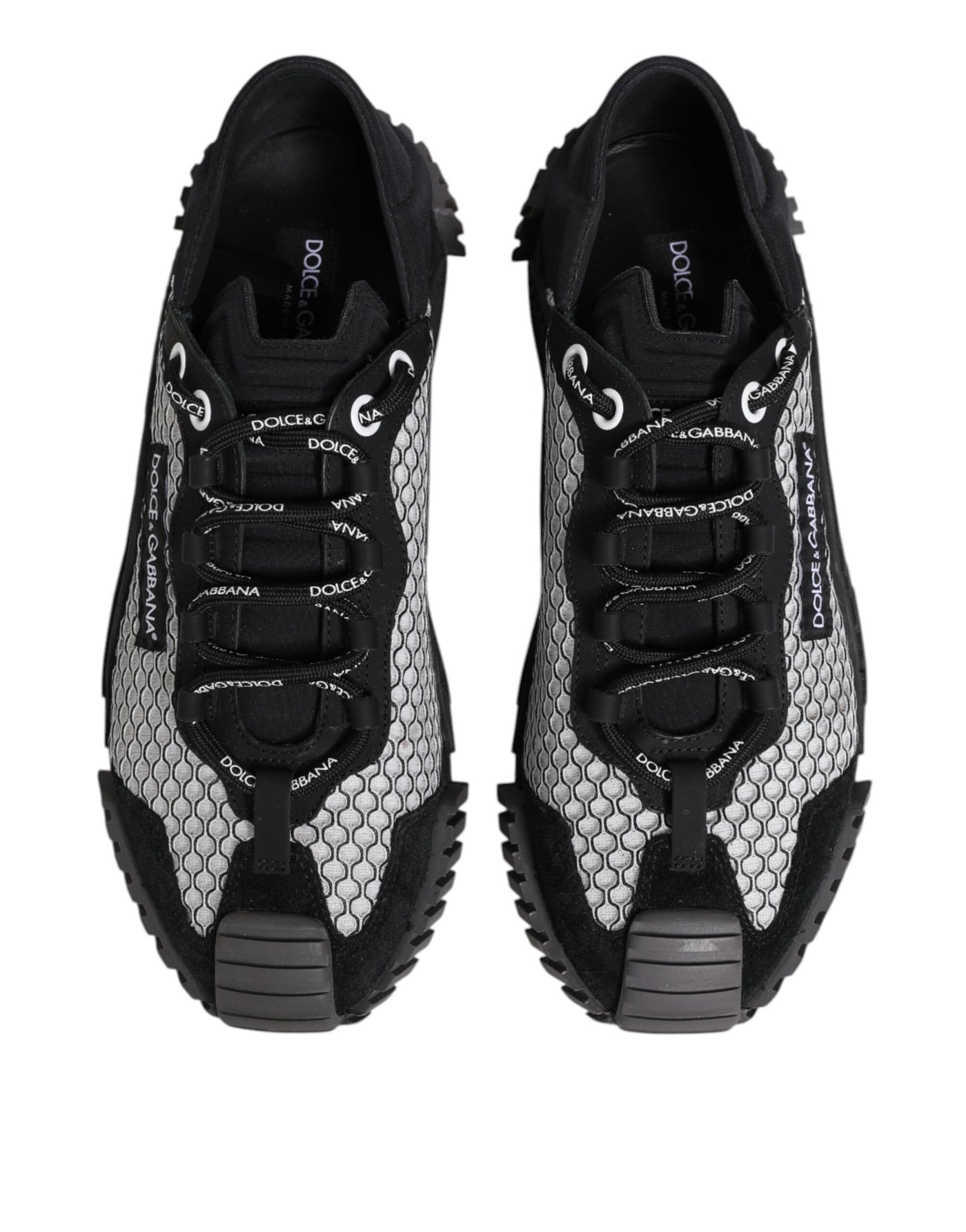 Dolce & Gabbana Multicolor Lace Up Low Top NS1 Turnschuhe Schuhe