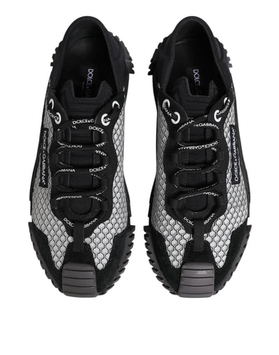 Dolce & Gabbana Multicolor Lace Up Low Top NS1 Turnschuhe Schuhe