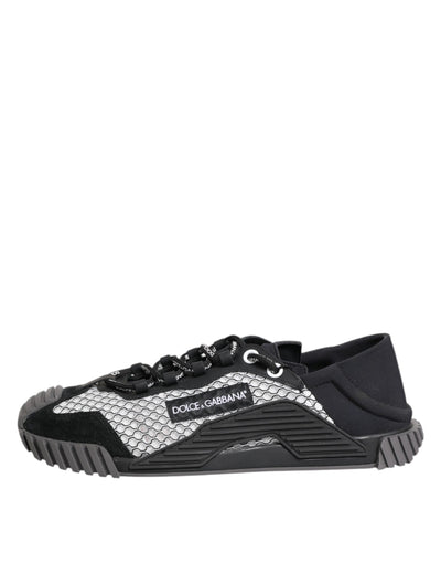 Dolce & Gabbana Multicolor Lace Up Low Top NS1 Turnschuhe Schuhe