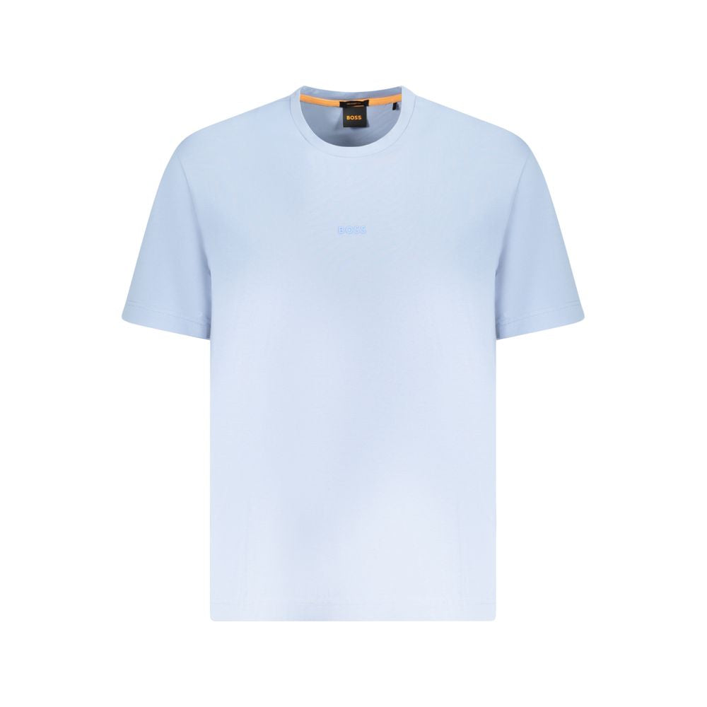 Hugo Boss Blau Baumwolle Männer T-Shirt