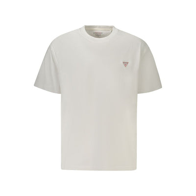 Guess Jeans Weißes Baumwolle Männer T-Shirt